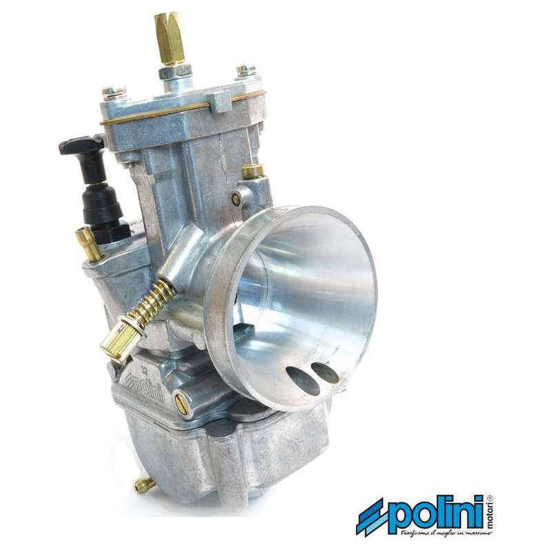 Polini 32mm PWK carburateur met olie of vacuum aansluiting Polini 32mm PWK carburateur met olie of vacuum aansluiting