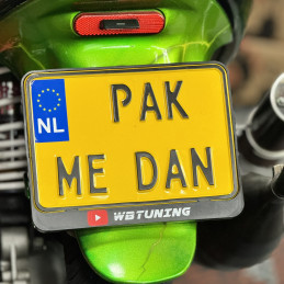 PAK ME DAN Kentekenplaat motor