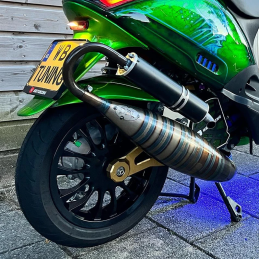HT Brace versteviging - Silver - Piaggio 125-180
