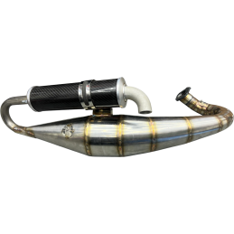 HT for RACE CARBON Uitlaat - Piaggio 125-180