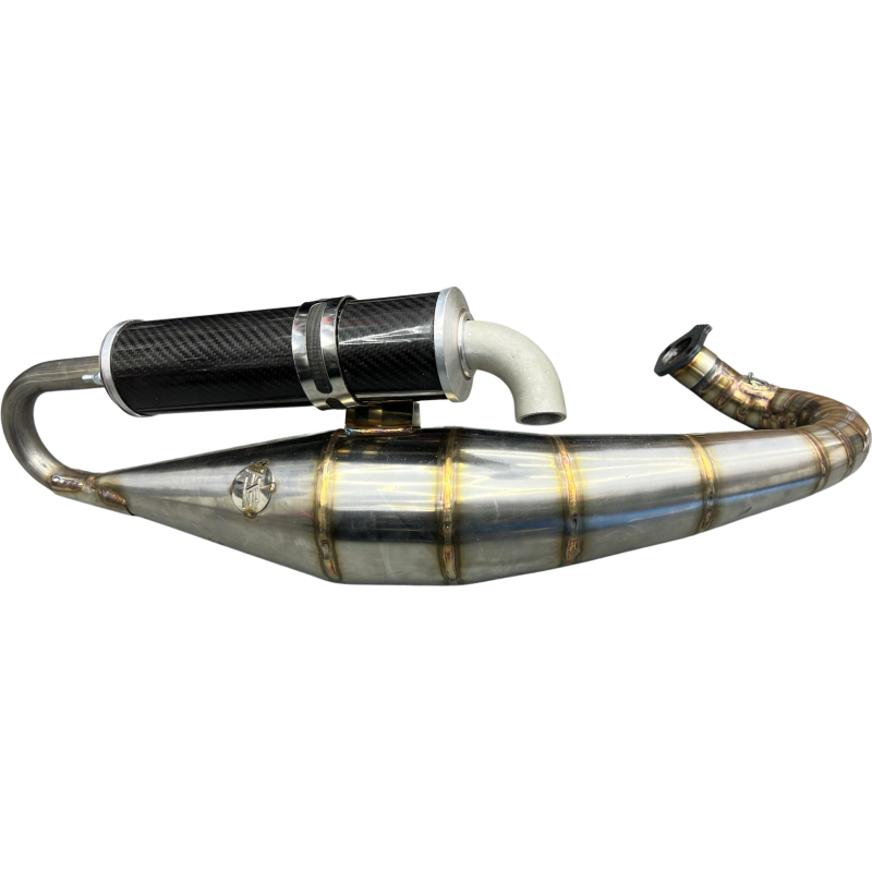HT for RACE CARBON Uitlaat - Piaggio 125-180