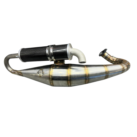HT for RACE CARBON Uitlaat - Piaggio 125-180