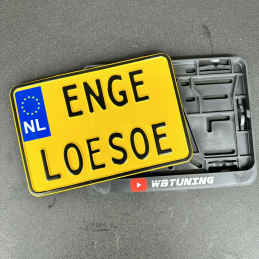 ENGE LOESOE Kentekenplaat motor