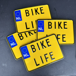 BIKE LIFE Kentekenplaat motor