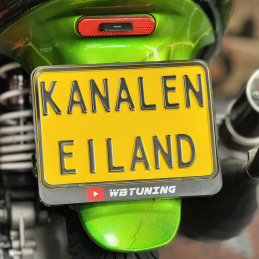 KANALEN EILAND Kentekenplaat motor