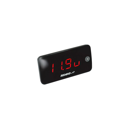 Voltmeter / Thermometer Slim NG rood