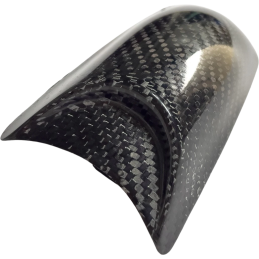 Afdekking koppelingsmoer CARBON (dubbel gelagerd motorblok) Piaggio 125-180cc