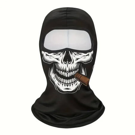 Bivak Muts - Balaclava - Schedelmasker met sigaar