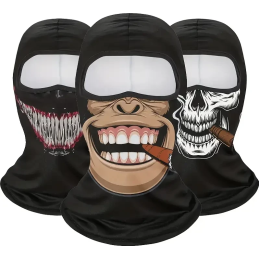 Bivak Muts - Balaclava - Schedelmasker met sigaar