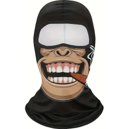 Bivak Muts - Balaclava - Aap met sigaar