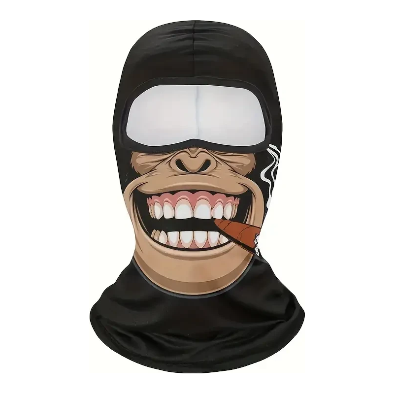 Bivak Muts - Balaclava - Aap met sigaar