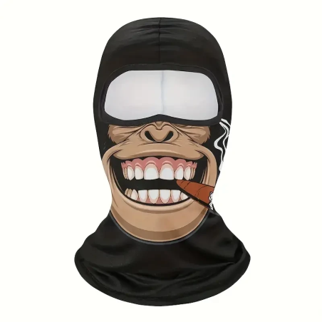 Bivak Muts - Balaclava - Aap met sigaar