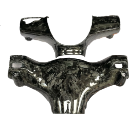 Forged Carbon stuurkappen Piaggio Zip