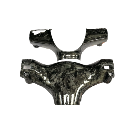 Forged Carbon stuurkappen Piaggio Zip