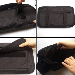 Scooter tas zip universeel zwart