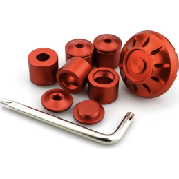 AKDemon Wieldop set Zip SP / Vespa Sprint rood