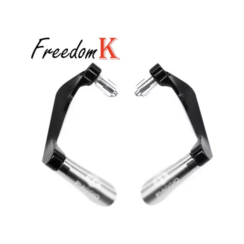 Handbeschermset Piaggio zilver