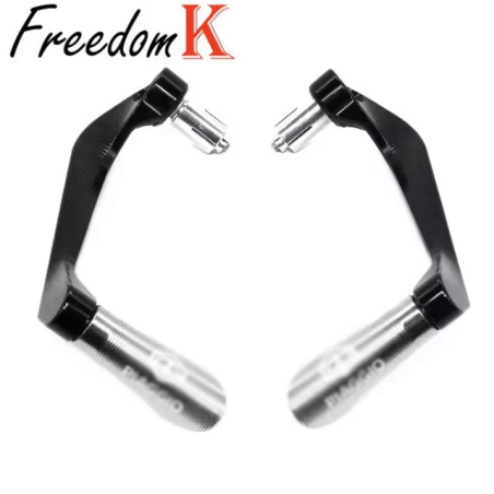 Handbeschermset Piaggio zilver