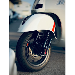 Schokbreker beschermkap zwart 3D ZELIONI Zip & Vespa