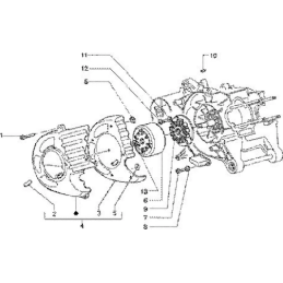 Schroef Ontsteking Grondplaat M5X16 Origineel Piaggio & Gilera 125-180CC