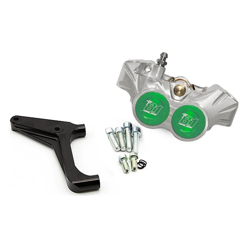 Rem kit voorkant Piaggio Zip SP / Vespa | Groen| New Era + adapter