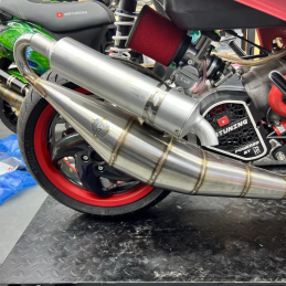 HT for RACE ALU Uitlaat - Piaggio 125-180