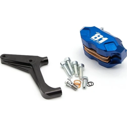 Remklauw 8.1 Hurricane + adapter Piaggio Zip (voorrem)