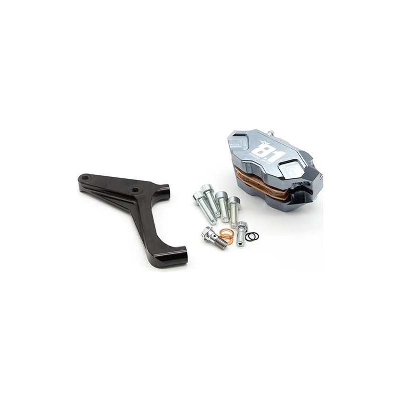 Remklauw 8.1 Hurricane + adapter Piaggio Zip (voorrem)